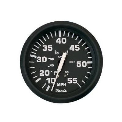 euro black speedometer 55mph 