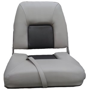 light grey & charcoal folding seat