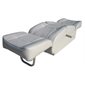 BACK-TO-BACK LOUNGE SEAT - GREY / CHARCOAL