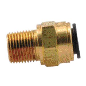 15mm x 1 / 2" male connector brass 