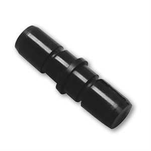 ¾” tube connector - black
