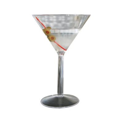 polycarbonate martini glass