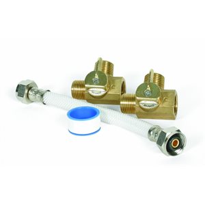 By-pass kit, 8" supreme perm brass for 6gal tank