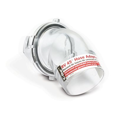 sewer fitting - c-do 2 clear 45 degree hose adapter