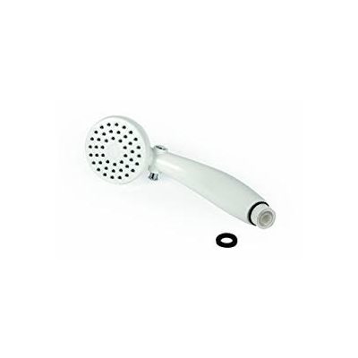 shower head-outdoor, white w / on / off switch