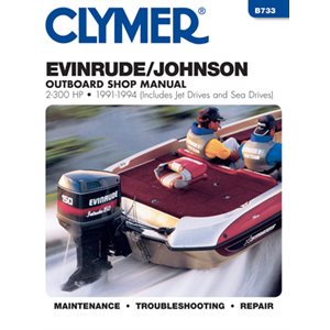 service manual evinrude / johnson 2-300 hp ob 91-1993