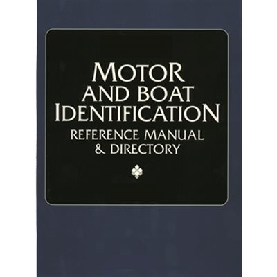 motor & boat identification manual