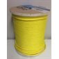 double braided floatting olefin rope 1 / 4" yellow