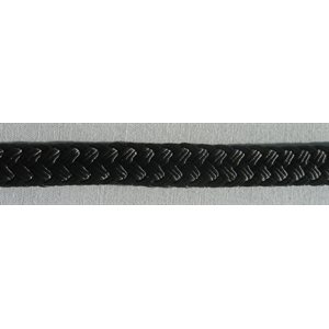 double braided polyster rope 3 / 8" black