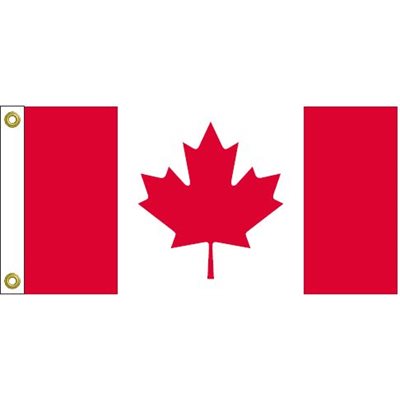 CANADA FLAG 12"X24"