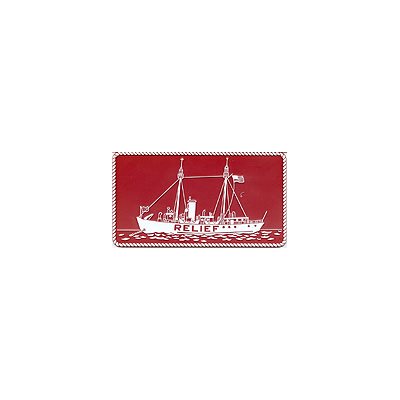 PLAQUE RELIEF SHIP (RED)