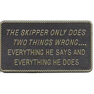 PLAQUE " TWO THINGS"