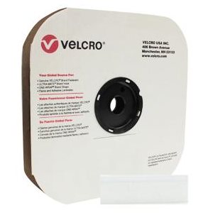 1” velcro® white pressure sensitive hook