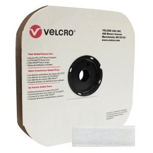 1” velcro® white pressure sensitive loop