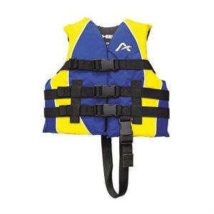 PFD FLOTATION VEST FOR CHILD RED & YELLOW (30-50 LBS)