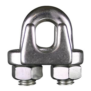 WIRE CLAMP STAINLESS STEEL 3 / 8"