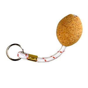 key chain w / oval cork