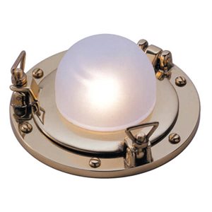 dome light, porthole gold 20w halogen