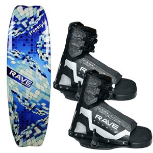 freestyle wakeboard with striker boots
