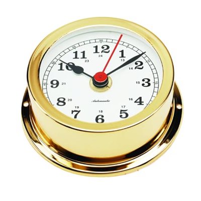horloge plaquée or cadran 70mm