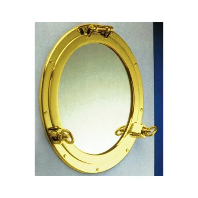 "mirror, porthole, brass 8"""