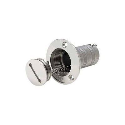 Waste fill cast, 1 1 / 2" hose, stainless steel