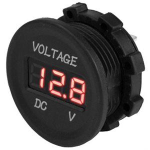 small round digital voltmter 6-30v