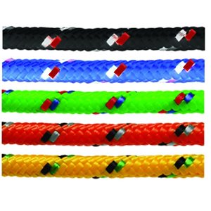 UTILITY HOLLOW BRIDED ROPE 3 / 8"x25" MULTI COLOR