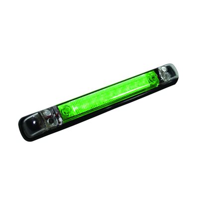 led snap strip light, green