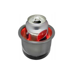 ss red led cup holder