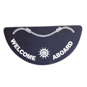TAPIS DEMI-LUNE "WELCOME ABOARD"