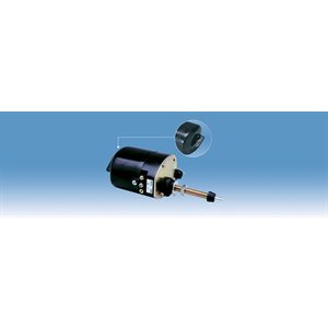 black plastic wiper motor 110°, 12v, 3.25'' shaft