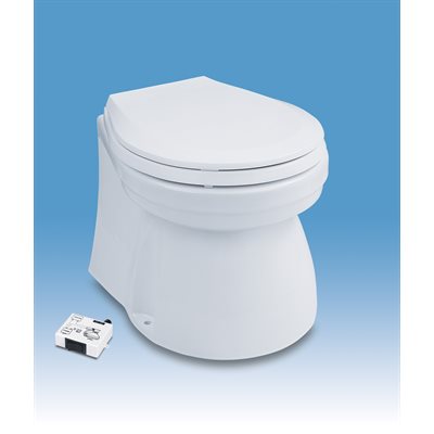 electric marine toilet w / deluxe large base