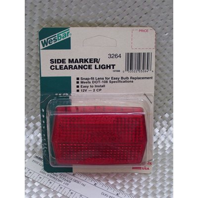 red clearance light