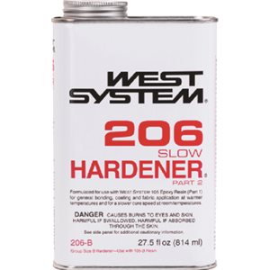 SLOW EPOXY HARDENER - 208 ml