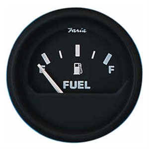 Euro black fuel level gauge 
